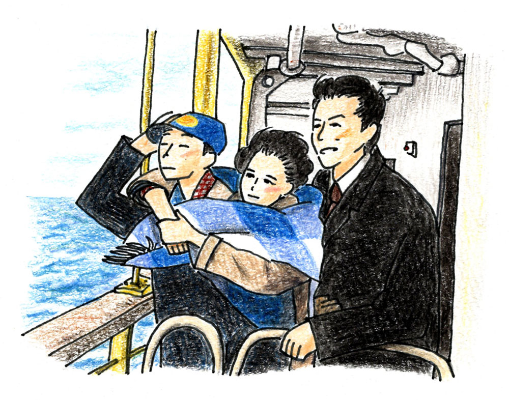 今月のよみもの：映画と握手『新 喜びも悲しみも幾歳月』＆お絵描きお天気物語『早く咲きすぎて後悔!? 雪と桜が出会う春』