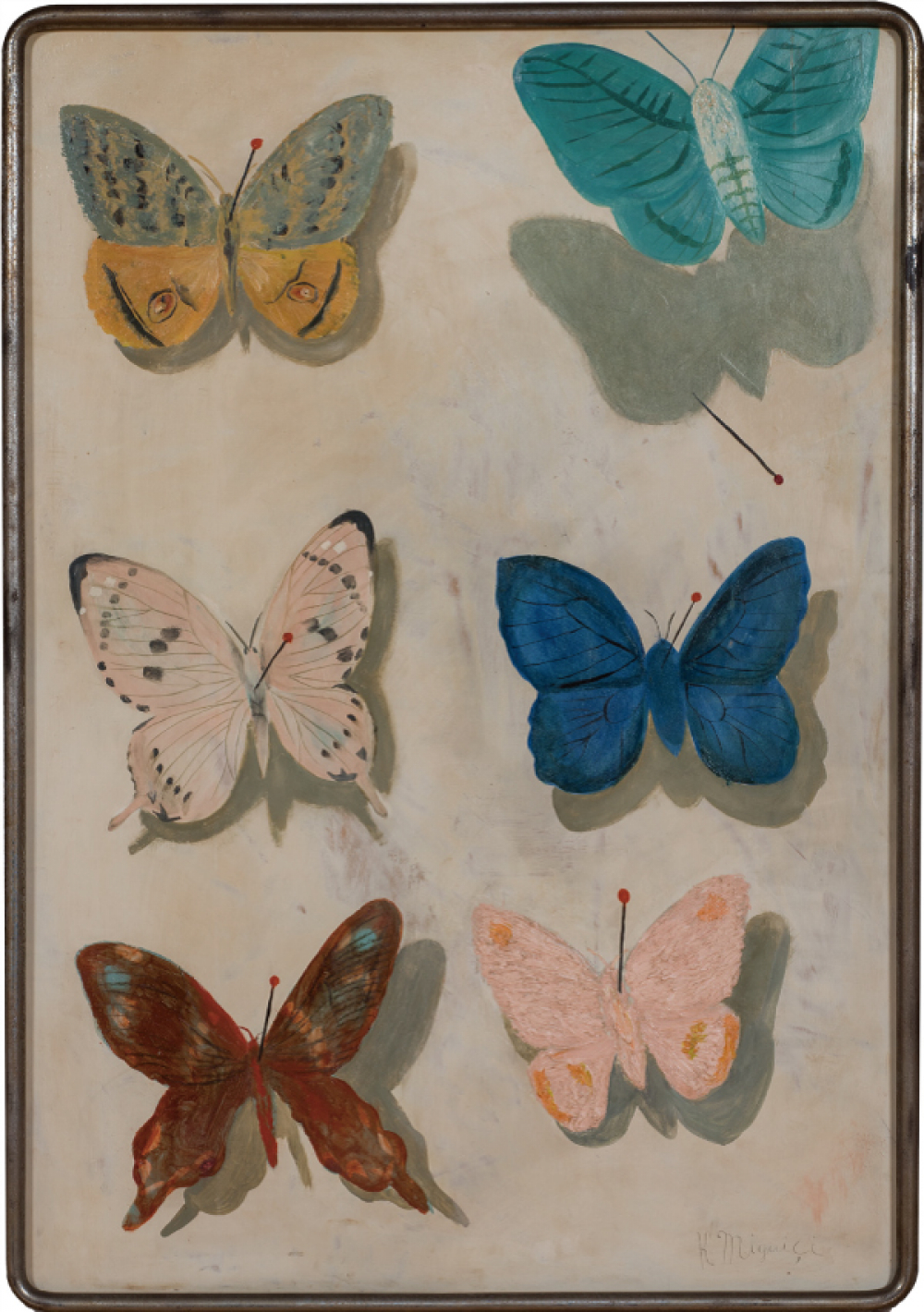 三岸好太郎《飛ぶ蝶》1934年 北海道立三岸好太郎美術館蔵