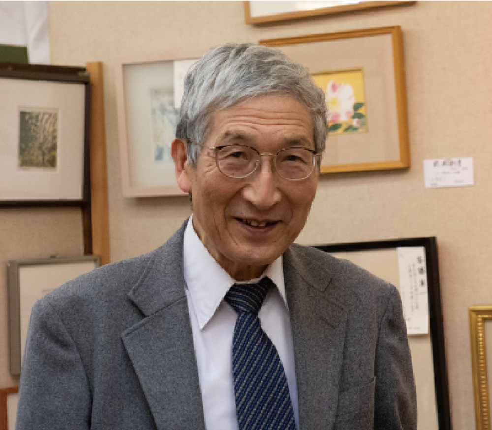 北海道画廊社長の鶴田昌嘉さん