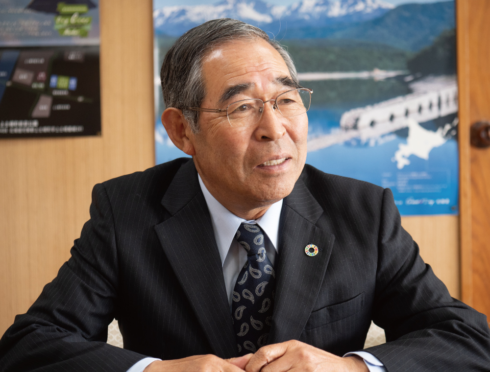上士幌の竹中貢町長