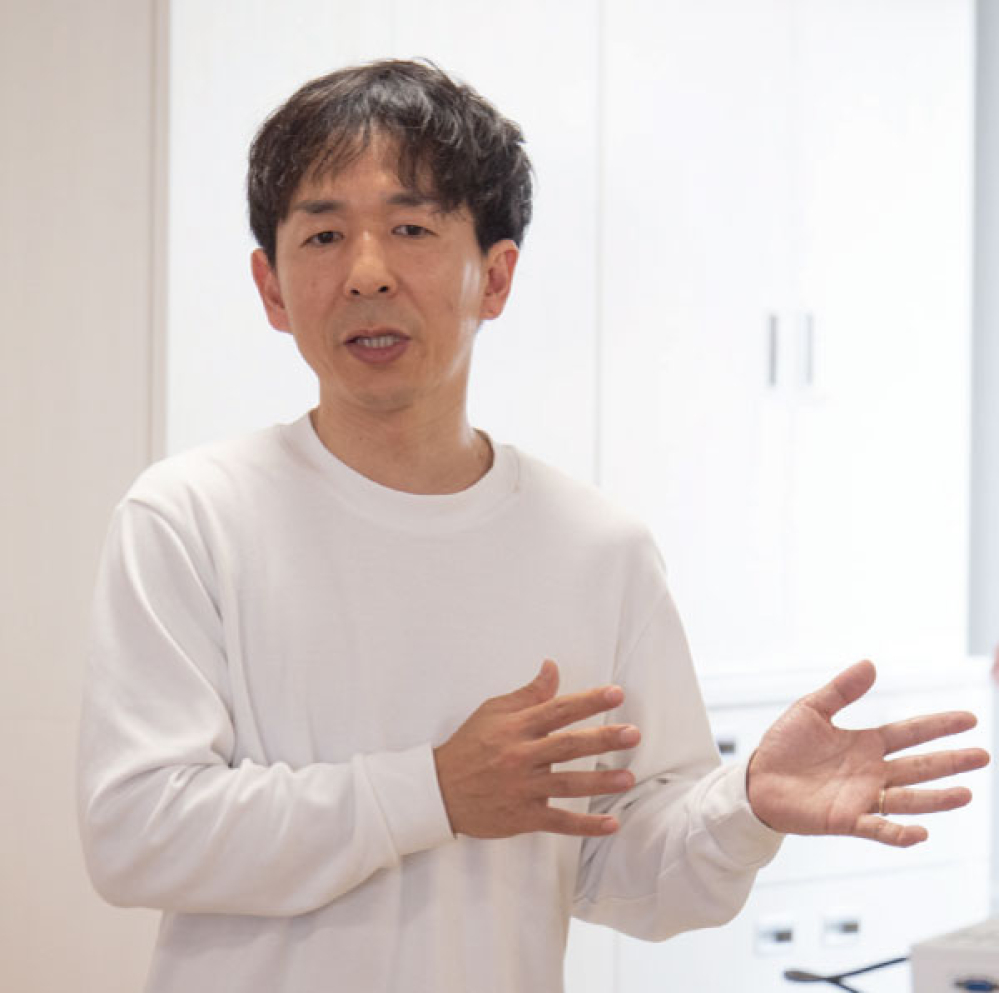 アグリシステムの社長の伊藤英拓さん。