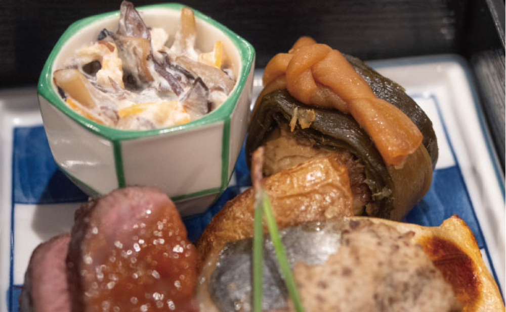 ぶりの昆布巻きなど